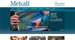 Desktop Screenshot of metcalfinstitute.org